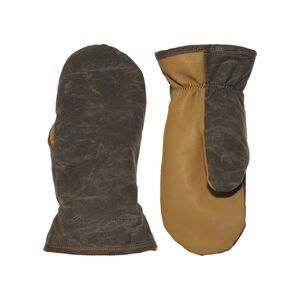 6439 Waxed Tough Mitts, Dark Oak, Small